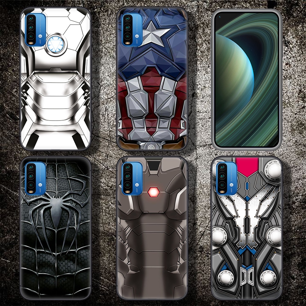 สําหรับ Huawei Nova 2i 2 Lite 3 3i 4E 5T 7 Y9 Prime 2019 soft Case 142U Superhero armor cool