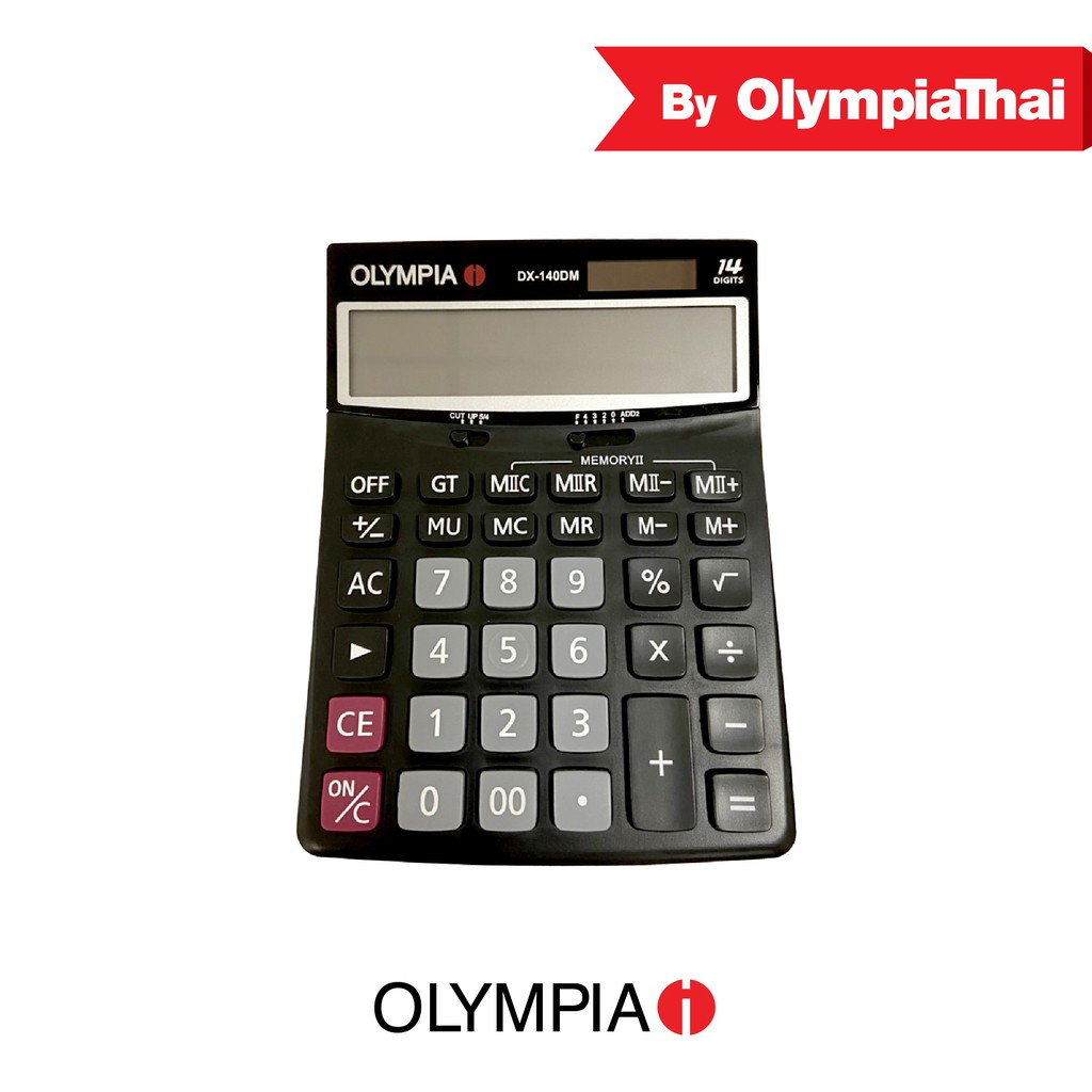 ของแท้ 100% ‼️ลดราคาพิเศษ‼️ Olympia(โอลิมเปีย) เครื่องคิดเลข รุ่น  DX140DM
