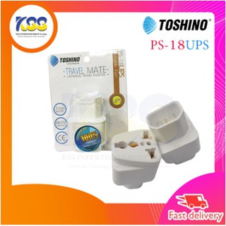 TOSHINO PS-18UPS ปลั๊กแปลงขา สำหรับเครื่อง UPS