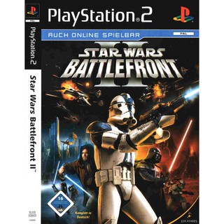 แผ่นเกมส์ Star Wars Battlefront 2 PS2 Playstation2 คุณภาพสูง ราคาถูก