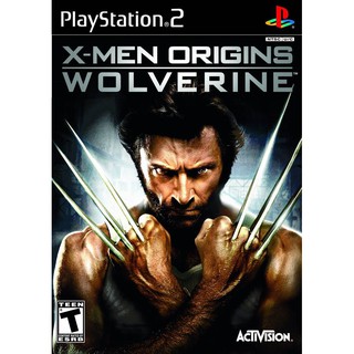 X-Men Origins: Wolverine ps2 แผ่นเกมส์ps2 เกมเพล2 แนวต่อสู้เอ็กเม็นส์