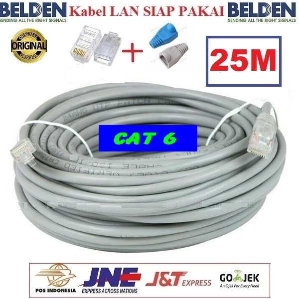Belden 25 M UTP RJ45 Cat6 สาย LAN 25 เมตร