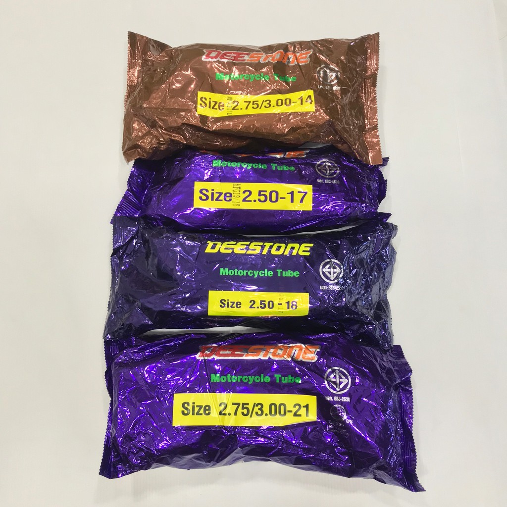 DEESTONE ยางใน (2.50-17, 2.50-18, 2.75/3.00-14, 2.75/3.00-21, 3.00-8)