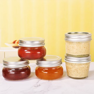 ଓ Jam Jar ≥ ขวดแก้วเปล่า ขนาดเล็ก ทนความร้อนสูง 100 มล. สําหรับใส่น้ําผึ้ง รังนก