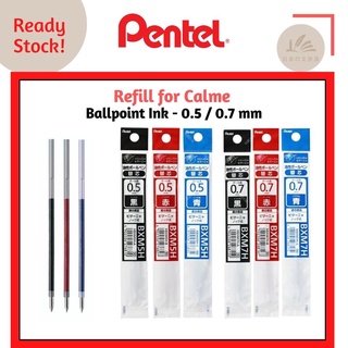 Pentel ไส้ปากกาลูกลื่น สําหรับ Calme 0.5 มม. 0.7 มม.