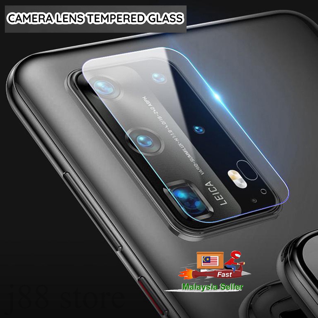 [ GLASS ] Huawei P40 / P40 Pro / P40 Pro Plus / P30 / P30 Pro / P20 / P20 Pro เลนส์กล้อง 9H กระจกนิร