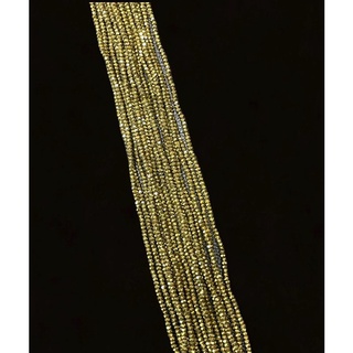 Golden pyrite beads ลูกปัดไพไรต์ทองคำ