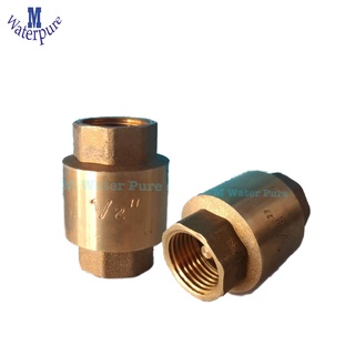 เช็ควาล์วสปริงทองเหลือง ขนาด 1/2 ,3/4,1 นิ้ว Check Valve Spring ,Brass