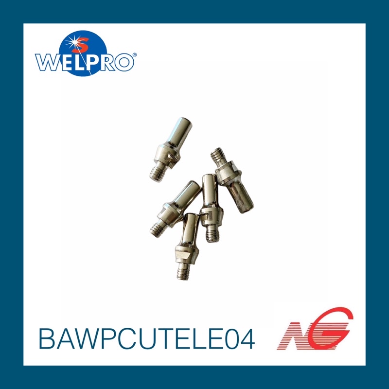 อุปกรณ์ WELPRO Electrode CUT60 รหัสสินค้า BAWPCUTELE04 5ชิ้น/ชุด และ 10ชิ้น/ชุด