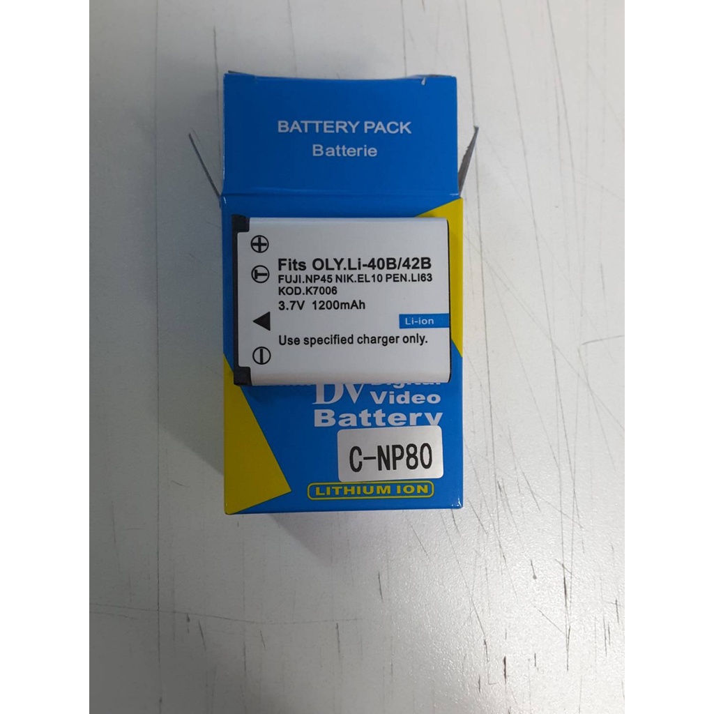 แบตเตอร์รี่กล้อง Nikon EN-EL10 / Fuji  FNP-45 / OLYMPUS LI-40B,42B / Casio  CNP80