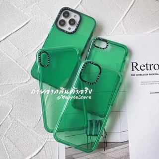เคสใสขอบปั้มเปอร์สีพึ้น Black & White กันกระแทกขอบทรงตามตัวเครื่อง เคสสำหรับไอโฟน17 17Air 17Pro 17ProMax