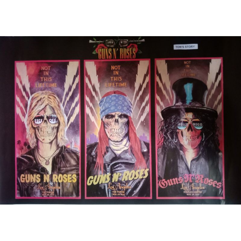GUN'N ROSE : LIVE IN LOS ANGELIS POSTER