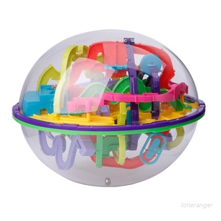 Loner เขาวงกต 299 Barriers 3D Magic Intellect Ball Balance Maze Game Puzzle Globe ของเล่นสําหรับเด็ก ของขวัญ