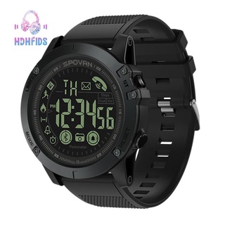 Spovan PR1-2 Smart Watch Men Professional 5ATM Waterproof Bluetooth Call Digital Alarm Clock Red