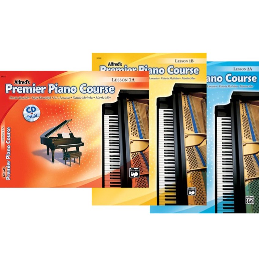 Premier Piano Course, Lesson 1A, 1B, 2A, 2B, 3, 4, 5, 6 book&cd/audio
