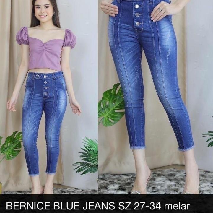 พร้อม.. BERNICE JEANS BUTTONS 5 PREMIUM JEANS 7/9