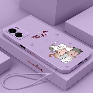 เคส OPPO A57 2022 Case OPPO A77 A76 A16 A96 A74 A95 Reno7 Z 6 5g Case เคสโทรศัพท์มือถือ ซิลิโคนนิ่ม ขอบตรง พร้อมช่องใส่บัตร สําหรับ