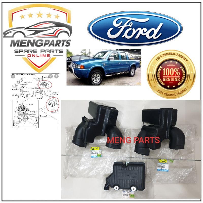 FORD RANGER WL 12V 2.5 ,MAZDA FIGHTER 2000Y-2007Y AIR CHAMBER WL84-13-20XA,WL81-13-20XB,WL81-13-19XA