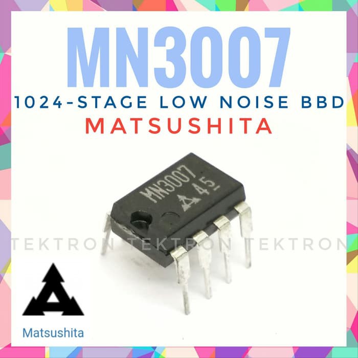 MN3007 MATUSHITA 1024-stage เสียงรบกวนต่ํา BBD เดิม เดิม NOS เสียงสะท้อน