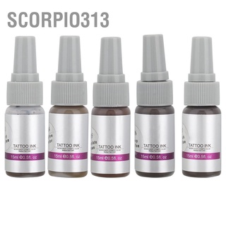 Scorpio313 หมึกสักคิ้ว 15 มล. อุปกรณ์เสริม สําหรับแต่งหน้า