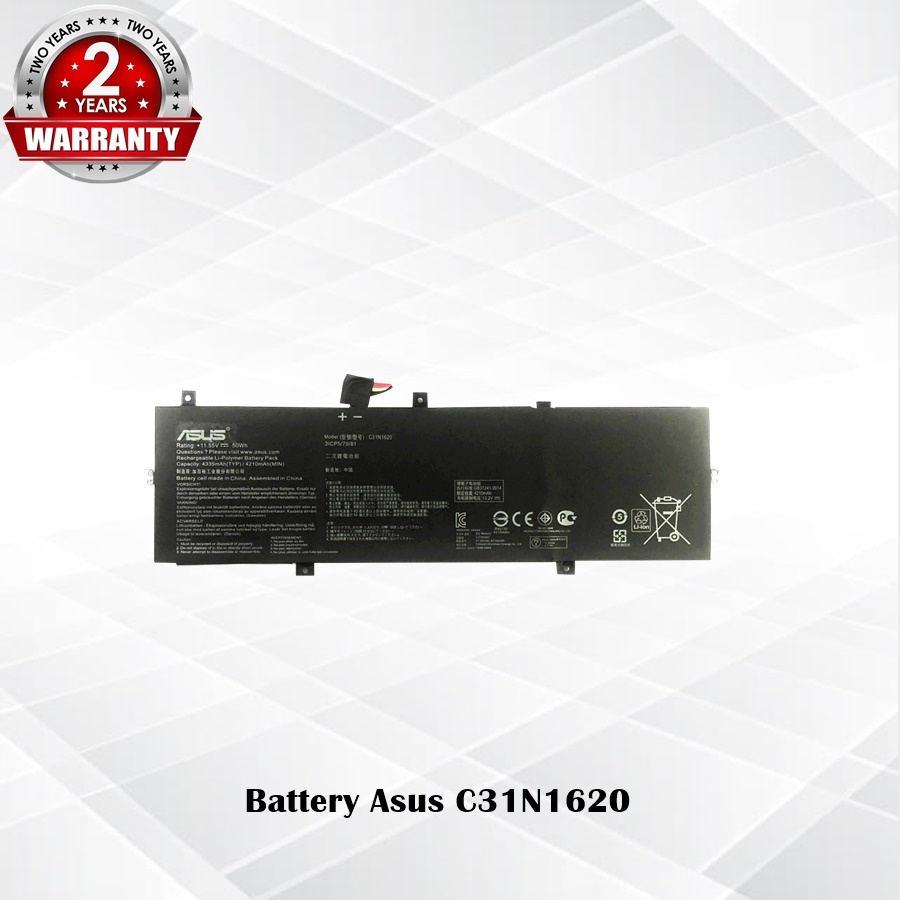 Battery Asus  C31N1620 / แบตเตอรี่โน๊ตบุ๊ค รุ่น UX430 UX430UA UX430UQ UX430UQ-GV015T (แท้) *รับประกั