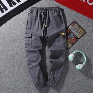 Cargo pant กางเกงขายาวคาร์โก้ แต่งกระเป๋าสุดเจ๋ง สินค้าสตรีท สินค้าฮิต สินค้าใหม่2022