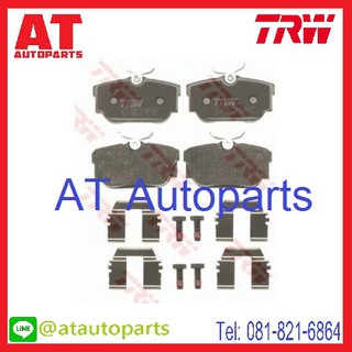 ผ้าเบรคหลัง VW TRANSPORTER 70X CARAVELLE T4 1.9D,1.9TD,2.5L,2.5D,2WD 1992-1996 GDB1325 //ยี่ห้อTRW //ราคาขายต่อชิ้น