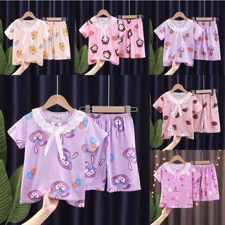 ลด10% โค้ด DDXDECW4 ชุดนอนเด็กผู้หญิงลายการ์ตูนแขนสั้น2022ให…