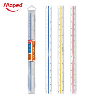 Maped (มาเพ็ด) ไม้บรรทัดสเกลสูง 1:100 - 1:500 รหัส TC/240014