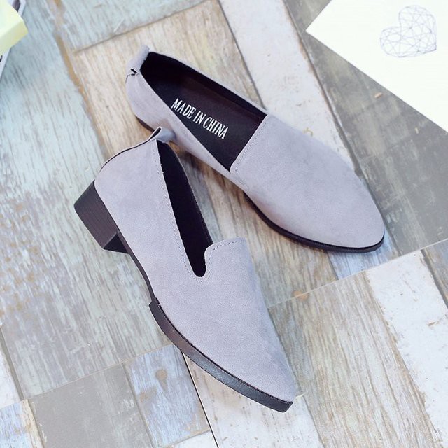 NEW WOMEN'S SHOES FLAT SLIP ON BOAT CASUAL LOAFERS GREY SILVER 668-20