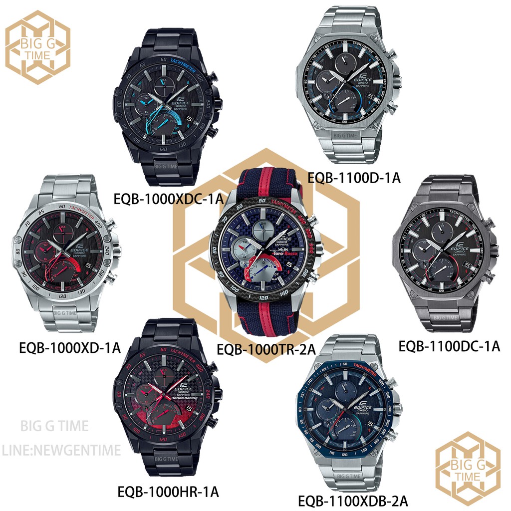 นาฬิกา Casio Edifice ของแท้ รุ่น EQB-1000HR-1A/1000XD-1A/1000XDC-1A/EQB-1100-1A/1100DC-1A/1100XDB-2A/EQB-1000TR-2A