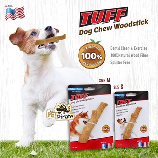 TUFF Dog Chew Woodstick ของเล่นสุนัข ของเล่นกิ่งไม้ ขัดฟันธรรมชาติ ช่วยขัดฟัน ลดกลิ่นปาก ของเล่นหมา ยับยั้งคราบแบคทีเรีย