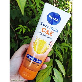 Nivea Extra White C&amp;E/C&amp;A Vitamin Lotion นีเวีย เอ๊กซ์ตร้าไวท์ ซีแอนด์อี/ซีแอนด์เอ วิตามินโลชั่น 180ml.