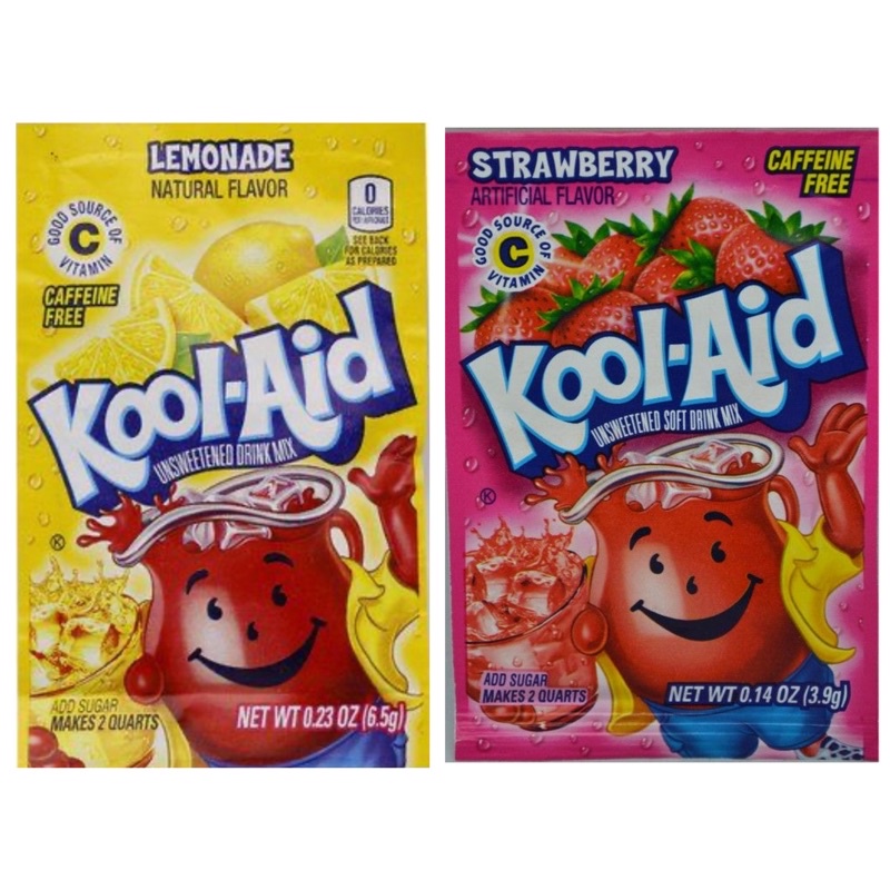 🇺🇸 Kool-Aid Unsweetened Drink Mix 3.9g ผสมน้ำชงได้ 2 quarts