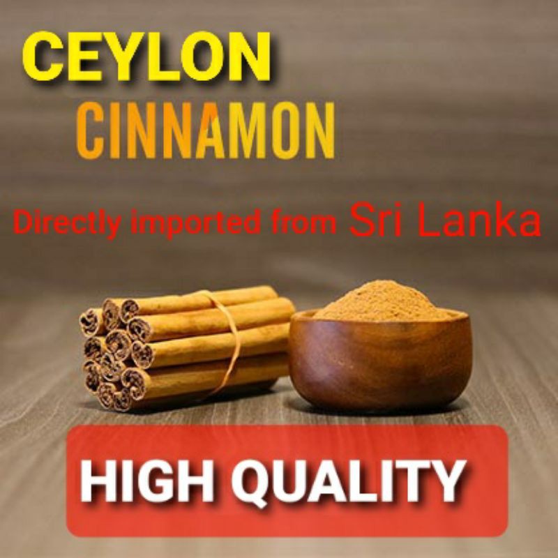 Ceylon Cinnamon/ Kulit Kayu Manis Ceylon 25g คุณภาพ
