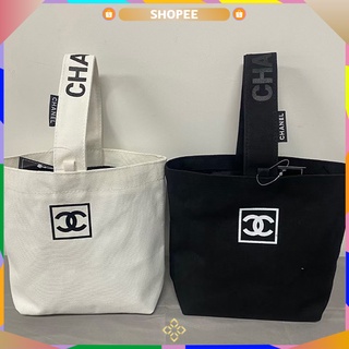 🥳กระเป๋า Chanel แคนวาส ทรงเรียบๆใช้ได้จริงทุกวัน ใส่ของได้จุใจมากค่า🥳*พร้อมส่งทุกวัน*