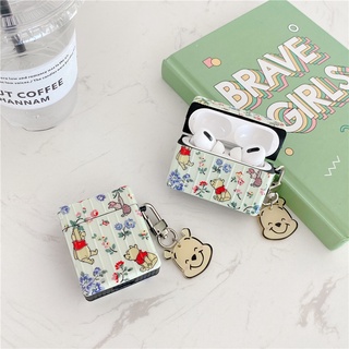 เคสซิลิโคน Airpods Pro Airpods 3 gen3 Airpods 2 Cute Cartoon ดอกไม้ Flower วินนี่เดอะพู Winnie the Pooh พูห์ Protective Silicone Case