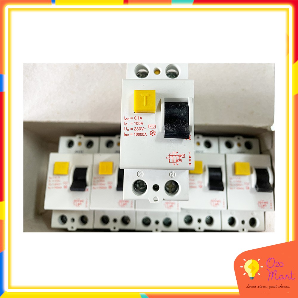 Eaton RCCB/ELCB 100A 2P 100mA (0.1A) (ที่เรียกว่า MEM)