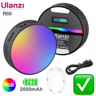 Ulanzi VL49 6W มินิ LED สำนักงาน2000MAh 5500K แสงซูมแสงการถ่ายภาพ U Bright Vlog เติมแสง