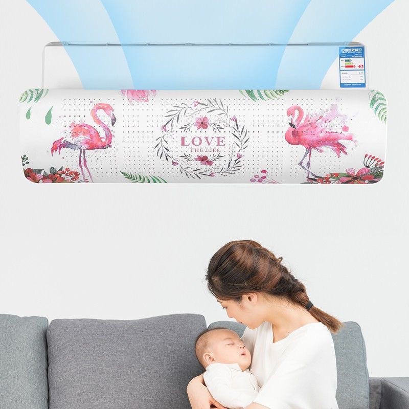 Air Conditioner Cartoon Print Ventilation Wind Deflector D41l | Shopee ...