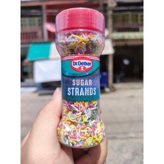 Dr. Oetker Sugar Strands 55 g ผลิตภัณฑ์ตกแต่งขนม ผงโรยขนม Coloured Sugar Strands 💥💥สินค้ามีจำนวนจำกัด!!!!🔥🔥