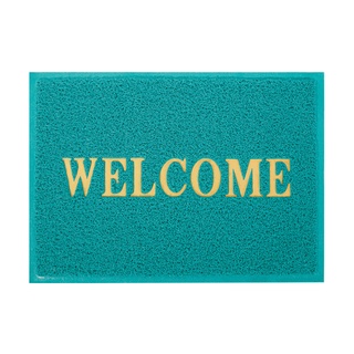 พรมทางเข้าพิมพ์ Welcome รุ่น MJ5070-W-GN ขนาด 50 x 70 ซม. สีเขียว พรมเช็ดเท้า Entrance Rug Printed Welcome Model MJ5070-