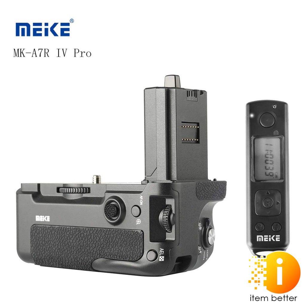 Meike Grip MK-A7R IV PRO Built-in Remote for Sony A7R IV, A7IV, A9II