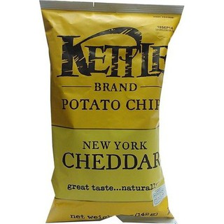 Kettle New York Cheddar Chips 142g  กาต้มน้ำนิวยอร์กเชดดาร์ชิพ 142 กรัม