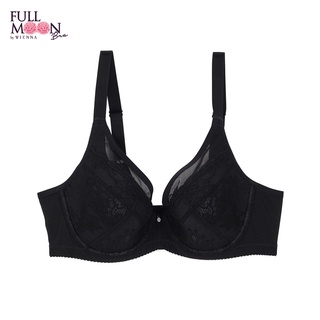 WIENNA Full Moon Bra  บรารู้ใจ สาวอกใหญ่ บราไซซ์ใหญ่ บราคัพใหญ่ NB41408  ชุดชั้นใน มีโครง สีเบจ สีเขียวเข้ม สีเทา สีแดง