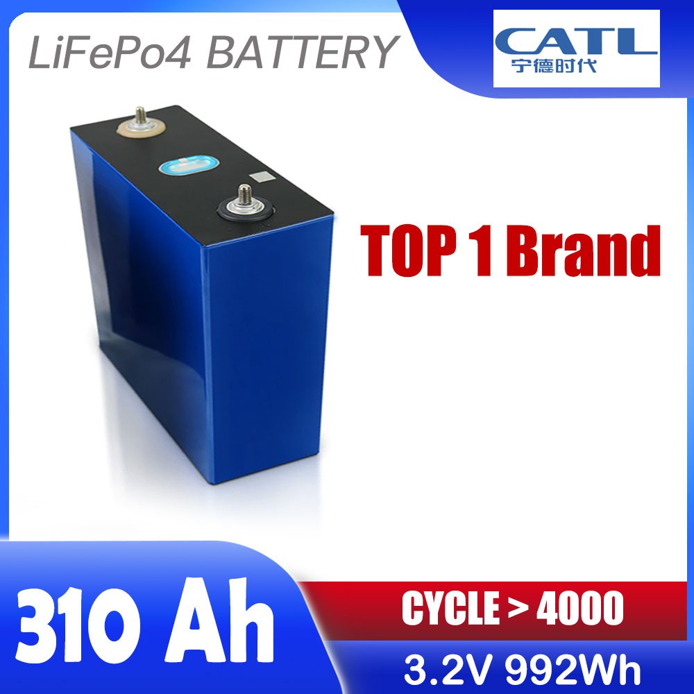 แบตเตอรี่​ CATL 310ah ลิเธียมฟอสเฟต Lifepo4 3.2V Lithium Ion Phosphate GRADE A​ ​​ ระบบโซล่าเซลล์