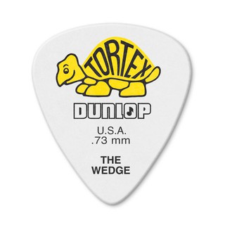 ปิ๊กDunlop รุ่น TORTEX WEDGE  0.73 mm เหลือง ปิ๊ก  ปิ๊ค ปิ๊กกีต้าร์