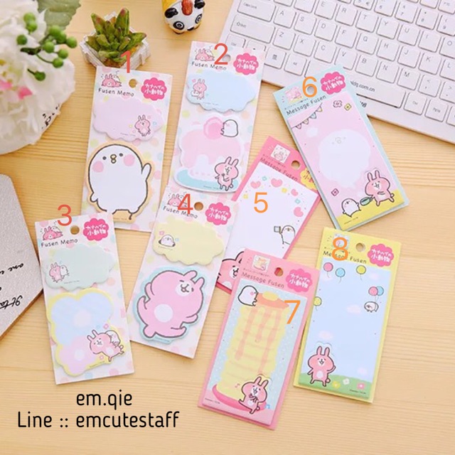 โพสอิท postit -memopad ลายคานาเฮ
