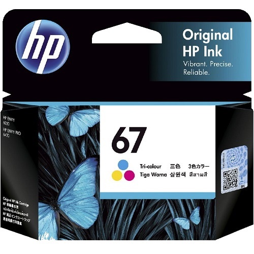 HP 67 Tri-color Original Ink Cartridge