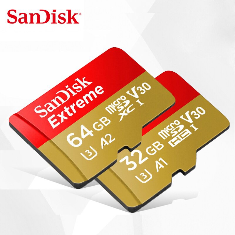 💾💾 SanDisk Extreme &amp; Extreme PRO microSDXC 32GB / 64GB / 128 GB 💾เมมโมรี่การ์ดรุ่นแรงสุด U3 Class 10 ท๊อปคลาส ✔️♾